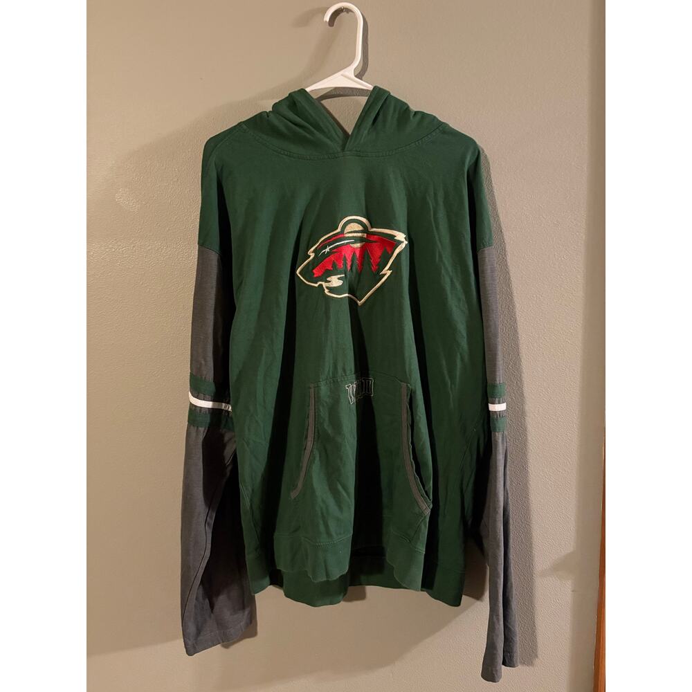 NHL Minnesota Wild Hockey Hoodie Size XL